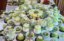 Mẹ 10x tự tay làm mâm cỗ đầy tháng cho con, tiết lộ bí quyết ai cũng làm được