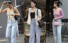 Cao chưa đến 1m60, Hà Trúc thường diện 4 kiểu quần dài tôn dáng