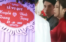 Cầu thủ Đình Trọng và bạn gái 9 năm tổ chức hôn lễ