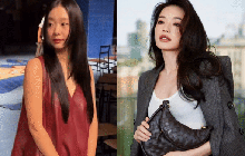 Thư Kỳ “thu phục” mọi ống kính, Kim Da Mi khoe thần thái sắc sảo tại show Bottega Veneta