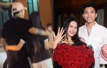 Đoàn Văn Hậu - Doãn Hải My lọt ống kính team qua đường, tình tứ bên nhau ngoài phố