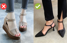 4 kiểu giày cao gót lỗi thời, phối với đồ gì cũng xấu