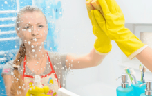 Cách lau gương không để lại vết