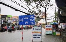 Cần Thơ: Triều cường dâng cao sáng sớm, tỉnh giấc đã thấy nước ngập thềm nhà