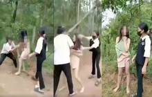 Xác minh clip nữ sinh lớp 9 bị nhóm bạn đánh đập, lột đồ trong rừng