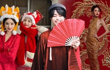 Sao thế giới nô nức đón năm mới: Hanbin diện cả Hanbok và áo dài, Dương Mịch - Lưu Thi Thi cùng dàn mỹ nhân Thái khoe sắc chào xuân