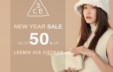 Leemin 3CE VietNam - Chào năm mới rực rỡ với chương trình ưu đãi không thể khủng hơn