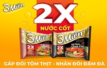 “Siêu phẩm” nâng cấp của mì 3 Miền gây sốt với vị ngon nhân đôi