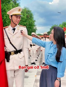 Chiến sĩ đội diễu binh cao 1m93 tiết lộ về gu bạn gái trên TikTok VTV24 thu hút 1,1 triệu người