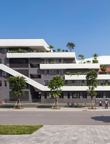 Hé lộ những hình ảnh về ngôi trường THCS công lập đang được xây mới tại phường Kim Liên, Hà Nội: Quá đẹp, quá hoành tráng!
