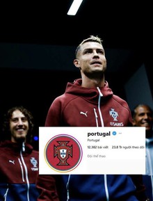 Ronaldo "dứt áo ra đi", trang MXH của LĐBĐ Bồ Đào Nha lập tức "bay màu" hơn 1 triệu lượt theo dõi