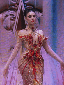 Bán kết Miss Grand International: Emoura Phạm đẹp phát sáng, fan Việt thở phào với váy dạ hội đổi đúng phút chót