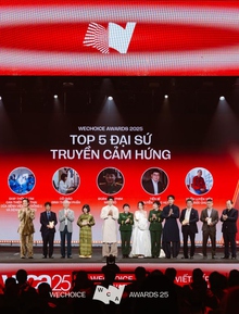 5 Đại sứ truyền cảm hứng tại WeChoice Awards 2025: Họ là ai?