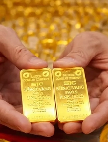 Giá vàng đồng loạt tăng rất mạnh