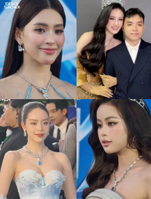 Thảm đỏ Chung kết Miss World Vietnam: Tiểu Vy - Thanh Thuỷ 100 điểm, Ý Nhi tình tứ bên bạn trai, 1 nhân vật xuất hiện thành tâm điểm