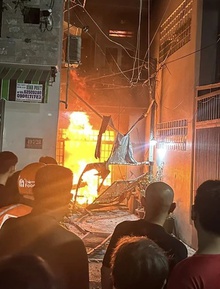 Cháy nhà trọ ở TP.HCM, 7 người thương vong