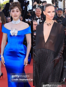 Thảm đỏ Cannes ngày 5: "Chị đại" Chompoo Araya chiếm trọn spotlight, siêu mẫu Nga ngang nhiên hở bạo phạm quy