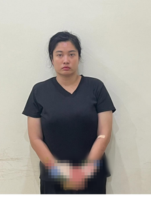 Tạm giữ hình sự Hoàng Lê Ngọc My SN 1992: Nhiều lần đặt đồ ăn không trả tiền, còn dùng dao chém chủ quán