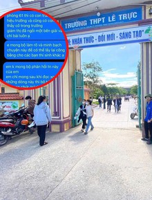 Vụ nghi vấn tiêu cực tại điểm thi ở Quảng Trị: Hiệu trưởng thông tin về lực học của con trai