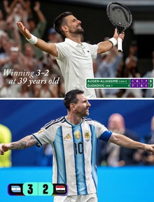 Messi và Djokovic ở tuổi 39: Khi hai "ông chú" khiến cả thế giới lẫn đám trẻ phải ngước nhìn