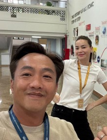 Cường Đô La đi họp phụ huynh cùng Hồ Ngọc Hà: "Cảm ơn vợ yêu Đàm Thu Trang vì bao dung"