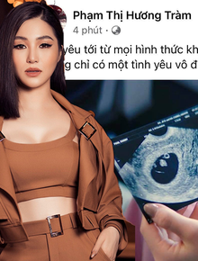 HOT: Hương Tràm khoe ảnh siêu âm đúng 0h ngày sinh nhật, xác nhận mang thai sau 2 năm du học Mỹ?