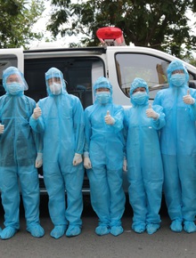 TP.HCM: 40 đội Y tế được tăng cường đến chung cư Sunview Town để lấy 6.000 mẫu xét nghiệm Covid-19