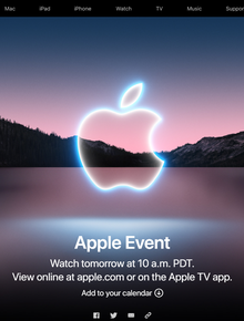 Cách xem trực tiếp sự kiện ra mắt iPhone 13 vào 0h đêm nay!