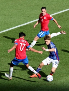 Trực tiếp Nhật Bản 0-1 Costa Rica: Quy luật nghiệt ngã