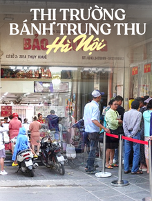 Dạo qua thị trường bánh Trung thu Hà Nội sát Rằm tháng 8: Nơi vắng khách, nơi nhộn nhịp hẳn lên