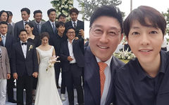 Đám cưới khủng nhất Kbiz năm nay: Tài tử "Sắc đẹp ngàn cân" cưới mỹ nhân, Song Joong Ki, Jang Dong Gun và dàn sao hội tụ