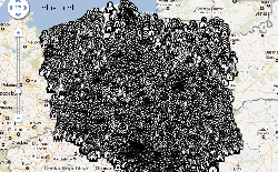 "Sởn da gà" với hằng hà sa số chấm đen trên bản đồ đất nước Ba Lan, biết được sự thật dân mạng ai cũng sốc nặng
