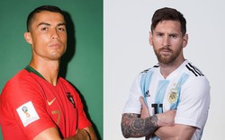 Ảnh chân dung cực nét của Ronaldo, Messi, Neymar và các ngôi sao lớn nhất World Cup 2018