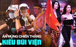 CĐV Bùi Viện ăn mừng chiến thắng “chất chơi” nhất tối qua: Lên đồ và cosplay máu lửa, hoà chung niềm vui vỡ oà