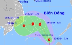 Áp thấp nhiệt đới khả năng mạnh lên thành bão, hướng vào Nam bộ