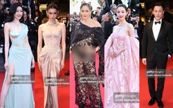 Thảm đỏ Cannes ngày 3: Chompoo Araya lộ cả nội y, con dâu trùm sòng bạc khoe body siêu mẫu "chặt chém" Chung Sở Hi - Trương Thiên Ái