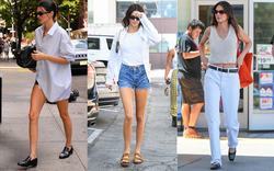 4 mẫu giày tối giản, phối được với mọi kiểu trang phục của Kendall Jenner