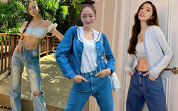 Quần jeans là món thời trang ngoại lệ trong tủ đồ của “công chúa bánh bèo” Jessica Jung