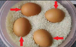 Vì sao nhiều người nhét trứng trong thùng gạo? Hóa ra lợi ích bất ngờ, ai nghe xong cũng muốn thử