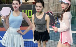 Thời trang sao Việt đã kín đáo hơn khi chơi Pickleball