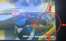 Tài xế bất ngờ lên cơn động kinh, xe buýt đâm trúng 9 phương tiện