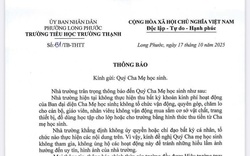 Trường học ở TP HCM ra thông báo "khẩn" sau khi phụ huynh vận động thu sai quy định