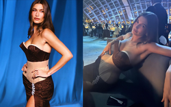 Hailey Bieber không thể ngồi thẳng
