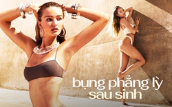 Siêu mẫu 37 tuổi sinh 2 con bụng vẫn phẳng lỳ nhờ chăm tập 1 môn rất tốt cho nội tiết: Phụ nữ sau tuổi 30 và trải qua sinh đẻ không tập quá phí!