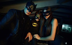 Bùi Tiến Dũng và vợ mẫu tây chơi Halloween chất thế này!