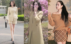 Thế nào là đỉnh cao phối đồ: Dâu hào môn Hương Liên diện toàn item màu trung tính mà bộ nào cũng sang tuyệt đối