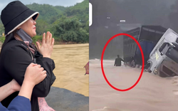 Tiếng khóc xé lòng của vợ tài xế bị lũ cuốn khiến ai nghe cũng nghẹn lại: "Anh ơi… về với mẹ con em"