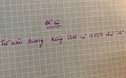Từ tiếng Việt nào có 1.000 chữ "A"?