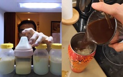 Dùng sữa mẹ pha chế đồ uống có an toàn?