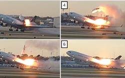 Động cơ "rụng" trong lúc cất cánh, máy bay cháy như ngọn đuốc: Hàng chục người thương vong